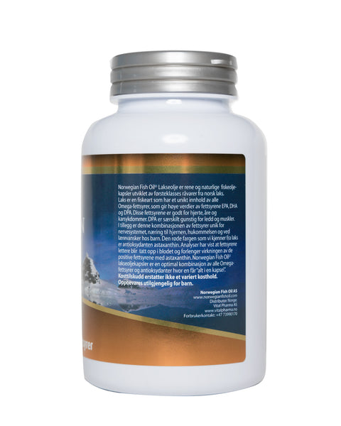 Norwegian Fish Oil lakseolje kapsler