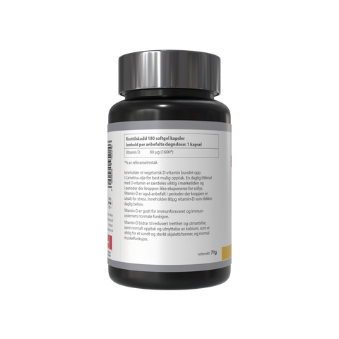 D-vitamin: 6 måneders forbruk