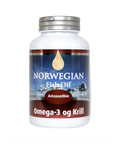 Omega-3 og Krill 120 kapsler