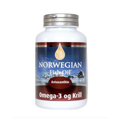 Omega-3 og Krill 120 kapsler