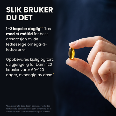 Omega-3 Strong 120 kapsler