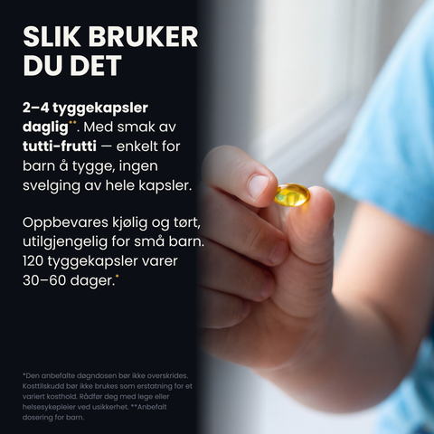 Omega-3 Kids Tyggekapsler