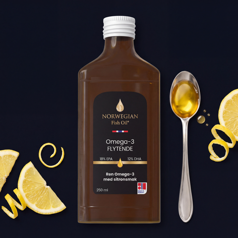 Omega-3 - Flytende - Sitronsmak 250 ml